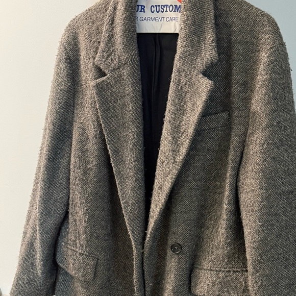 Zara Gray Trench Coat - Picture 4 of 6